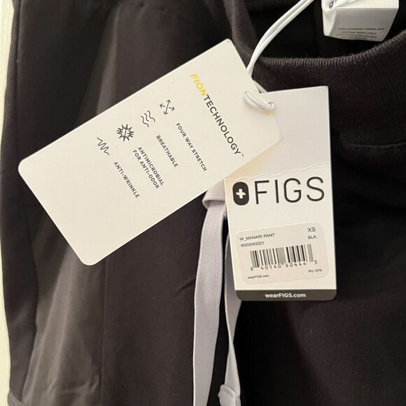Figs Women's Manari Slim-Leg Cargo Scrub Pants Technical Black Size XS NWT - Picture 9 of 16